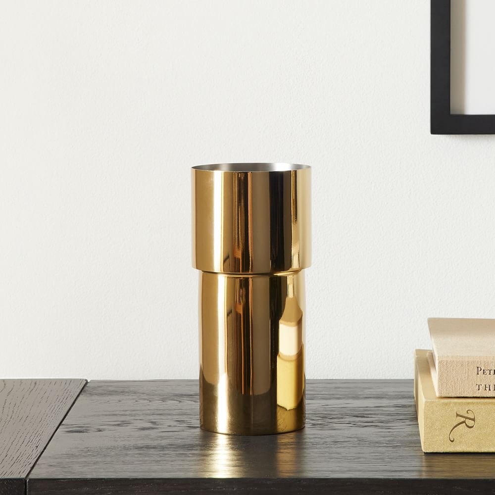Brass Tube Vases thumbnail 4