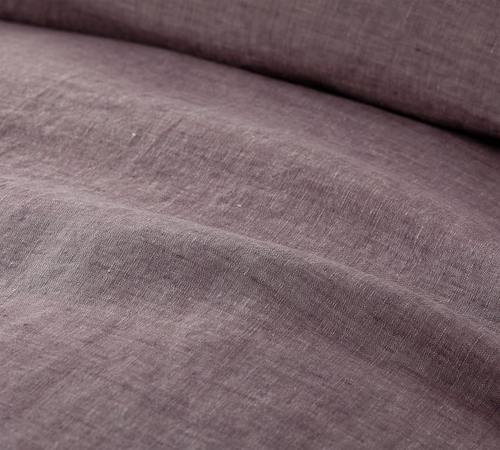Fig Belgian Flax Linen Duvet Cover FullQueen thumbnail 3