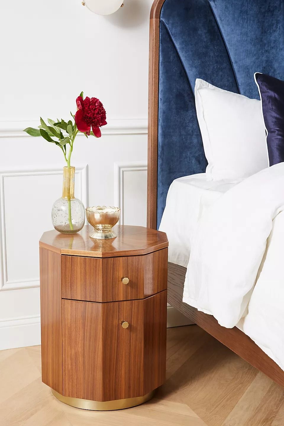 Quillen Marquetry Side Table thumbnail 2
