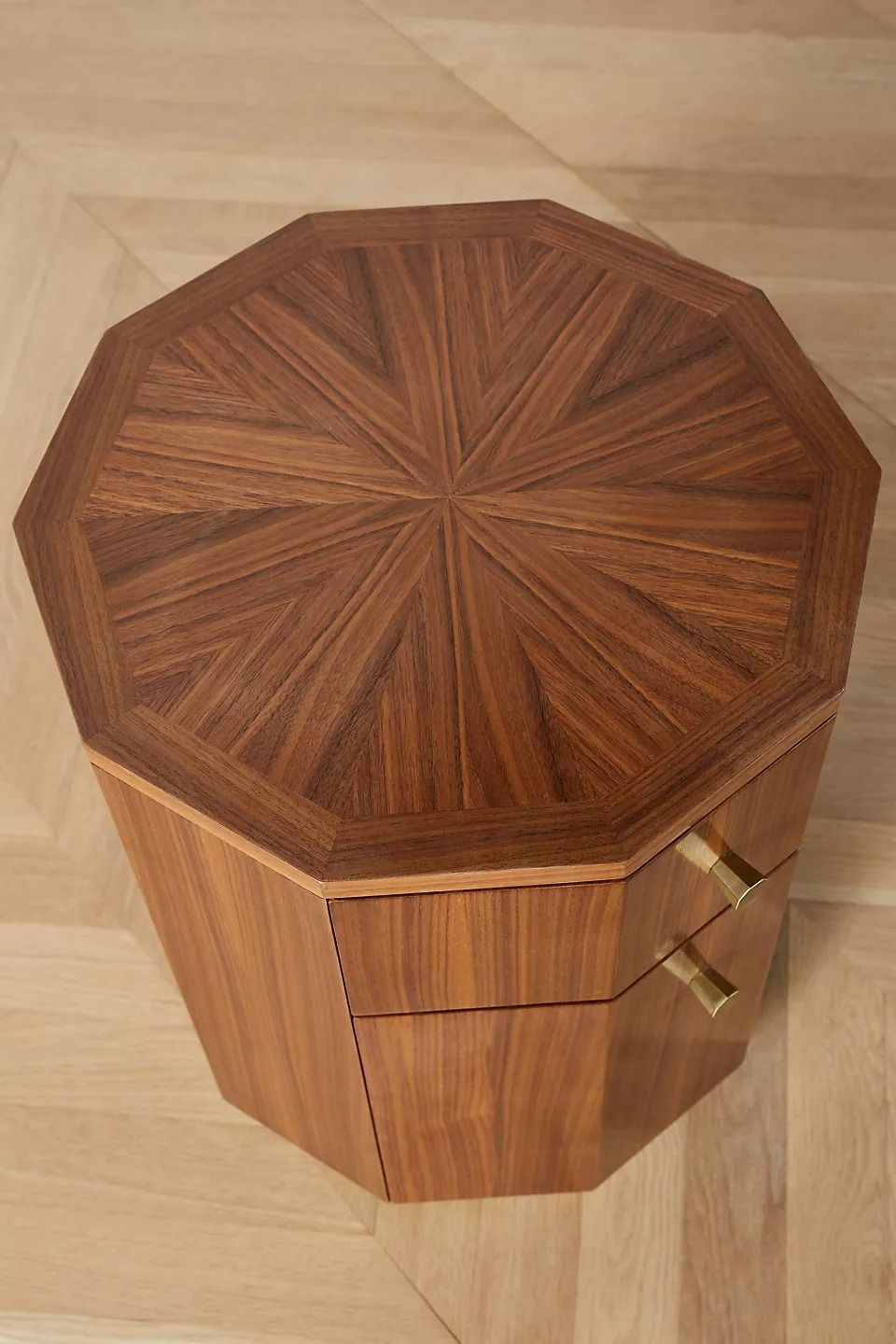 Quillen Marquetry Side Table thumbnail 4
