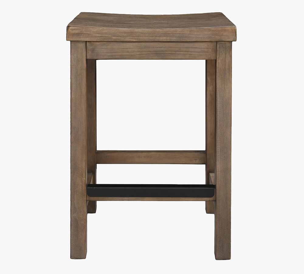 Tyann Reclaimed Wood Counter Stool thumbnail 2
