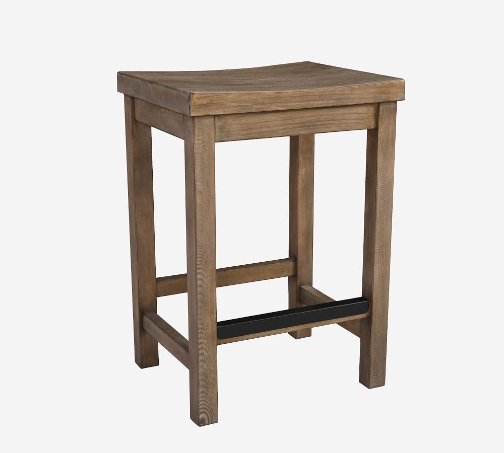 Tyann Reclaimed Wood Counter Stool thumbnail 3