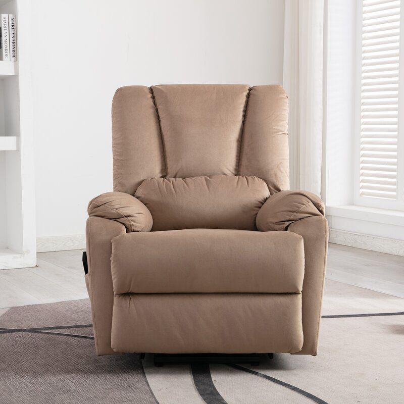 Dommonique Velvet Power Lift Assist Standard Recliner thumbnail 4