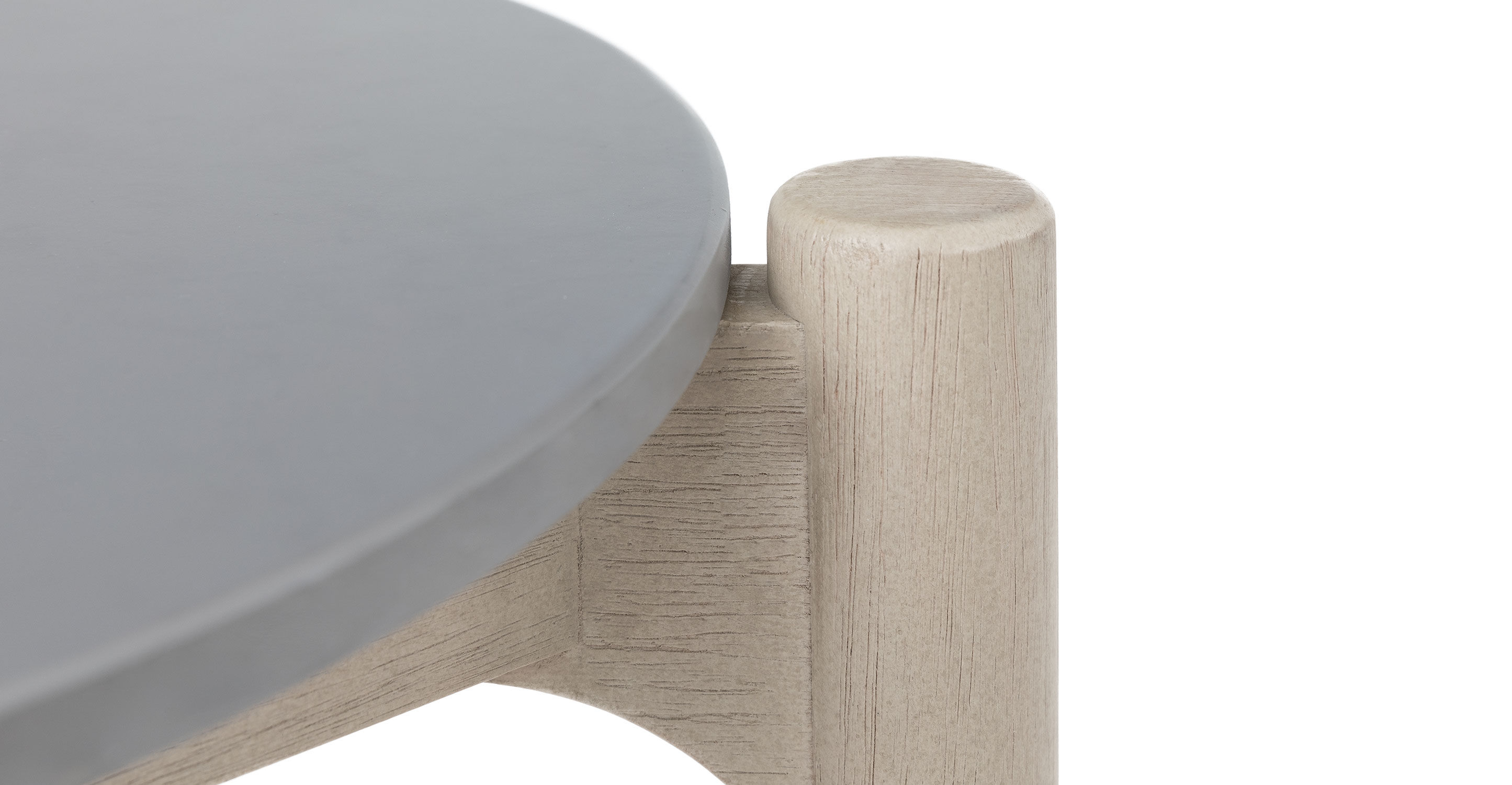 Adlee Washed Oak Coffee Table thumbnail 5