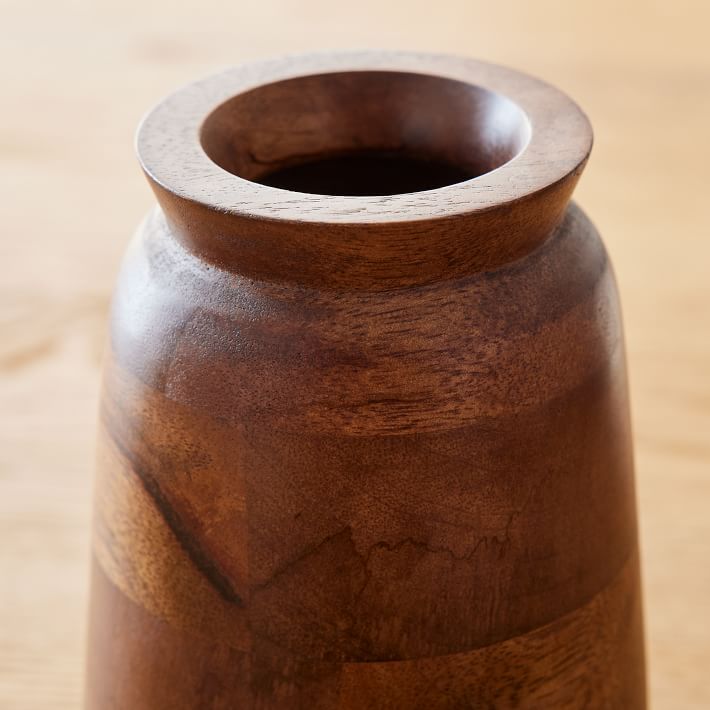 Cool Walnut Wooden Vases thumbnail 4