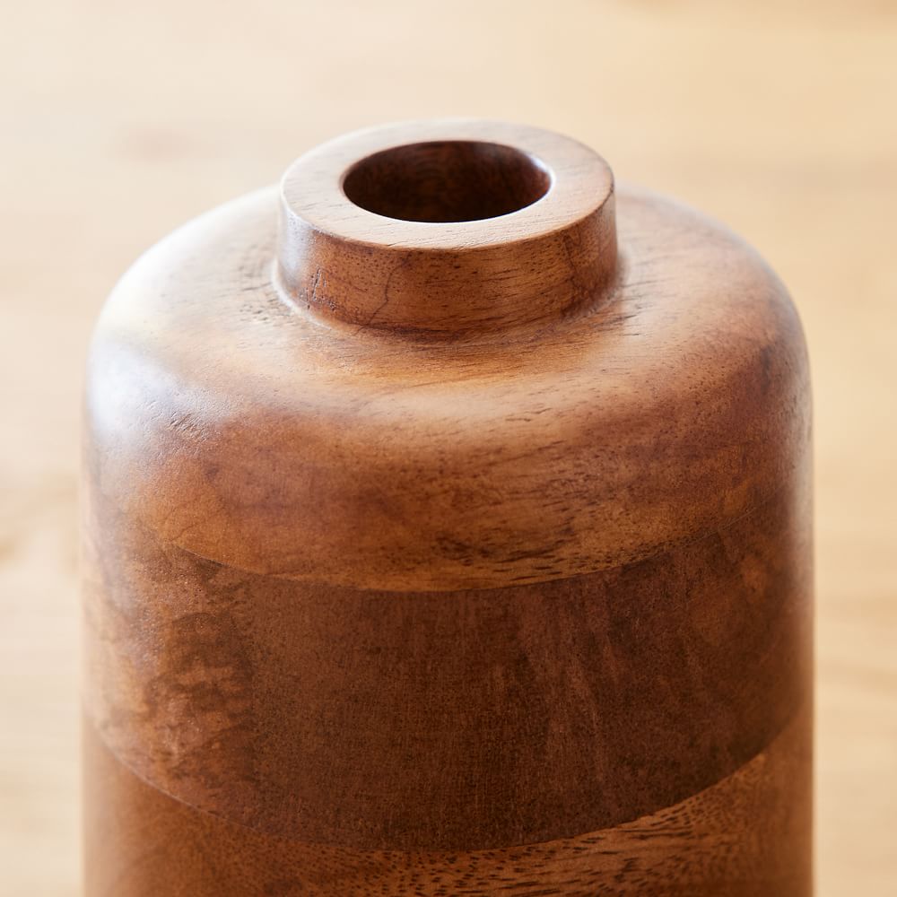 Cool Walnut Wooden Vases thumbnail 2