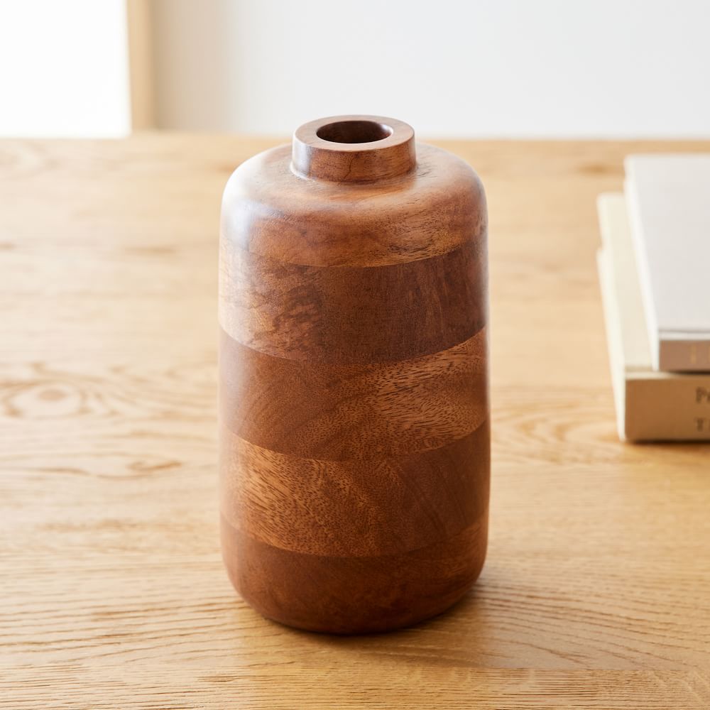 Cool Walnut Wooden Vases thumbnail 3