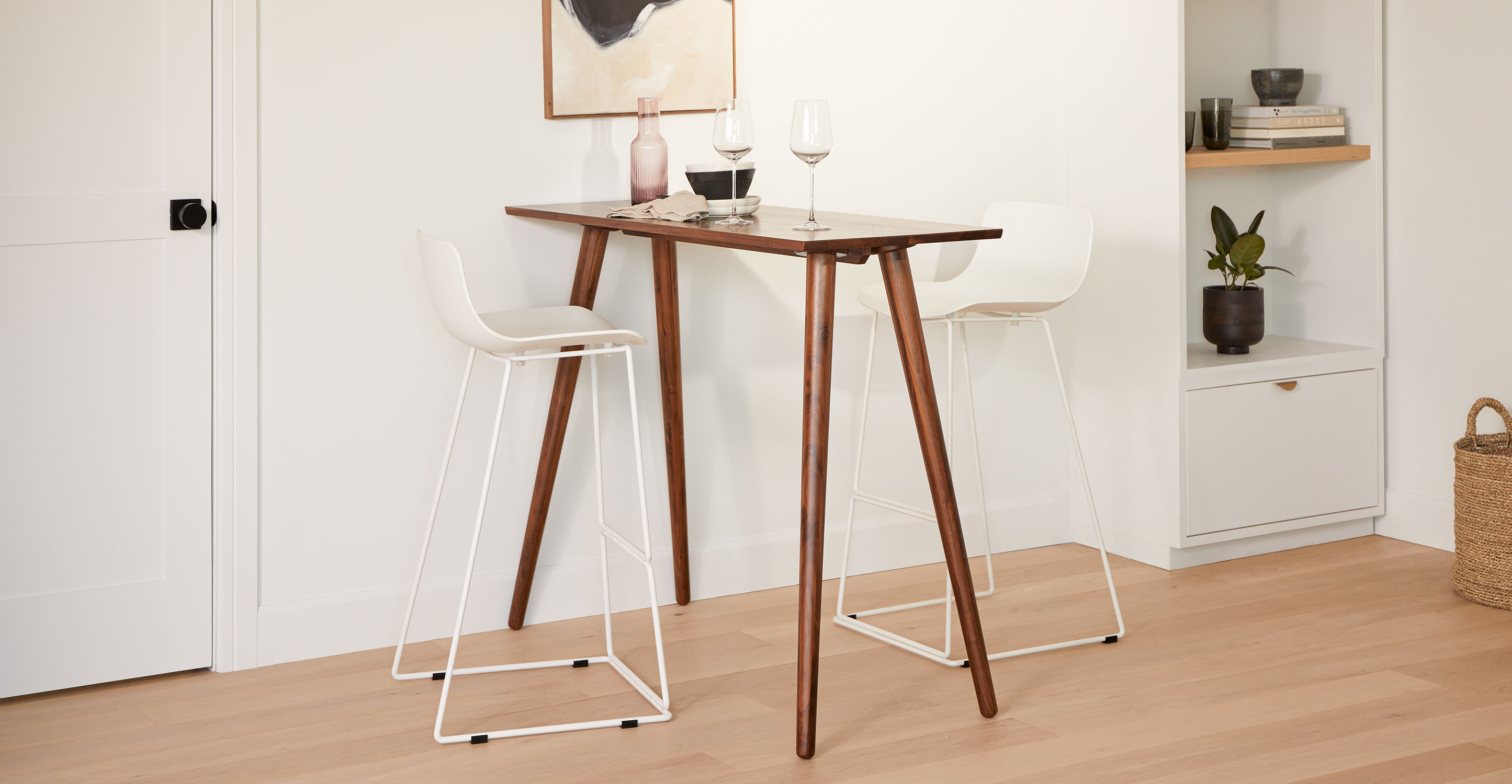 Anco White Bar Stool thumbnail 2