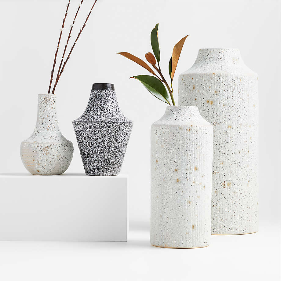 Ema Ceramic Small White Vase thumbnail 3
