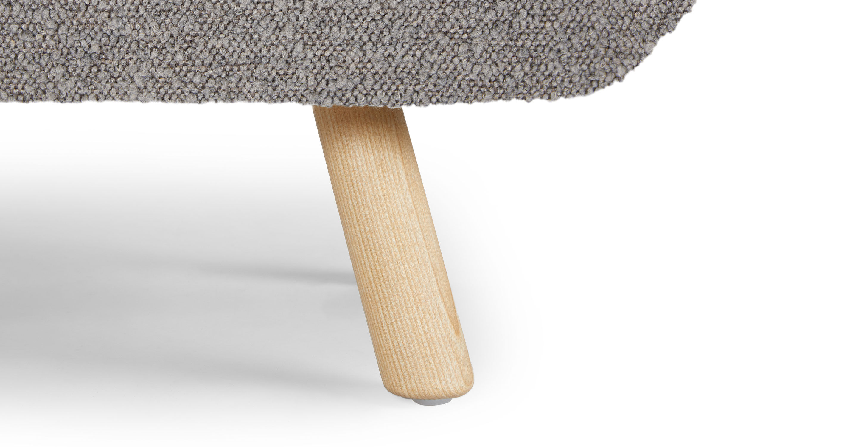 Gabriola Dover Gray Boucle Lounge Chair thumbnail 7