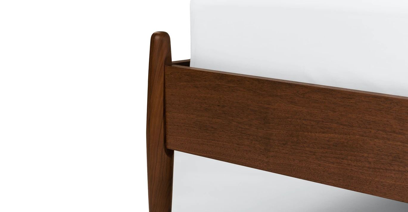 Lenia Walnut Queen Bed thumbnail 6