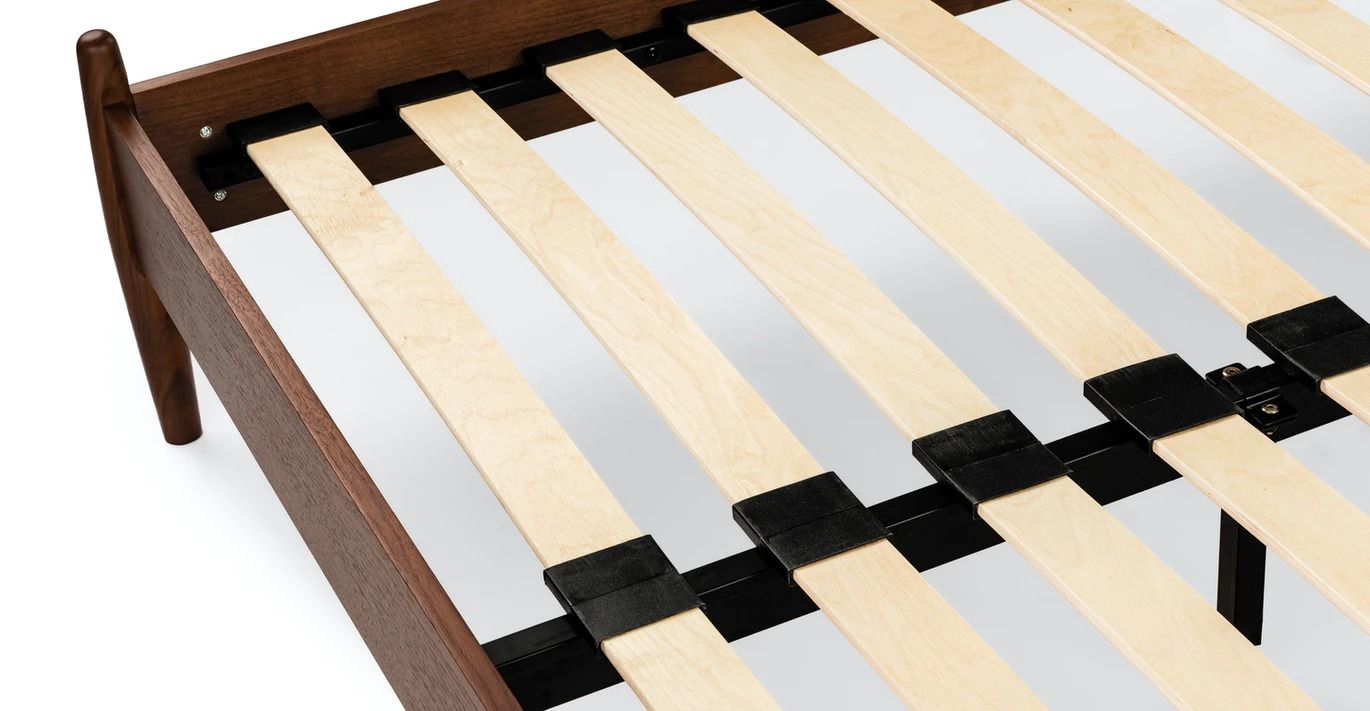 Lenia Walnut Queen Bed thumbnail 9