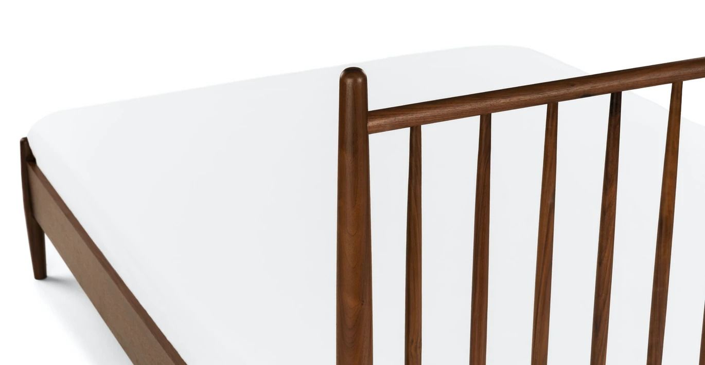 Lenia Walnut King Bed thumbnail 6
