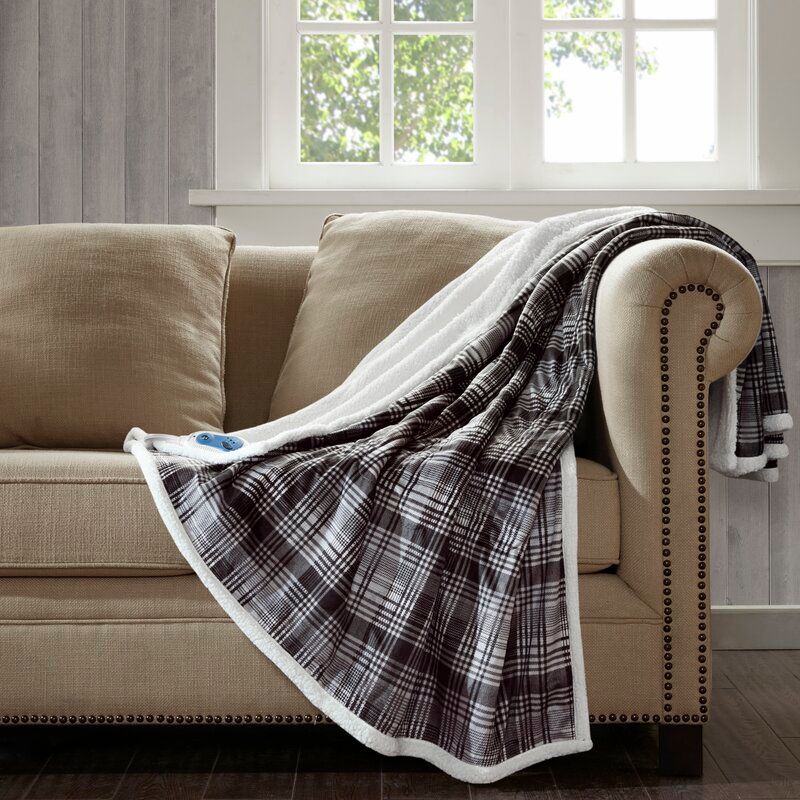 Tasha Mink to Berber Heated Throw thumbnail 2