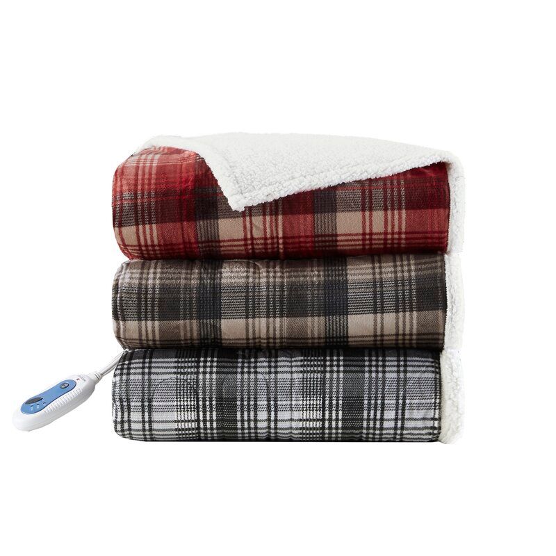 Tasha Mink to Berber Heated Throw thumbnail 4