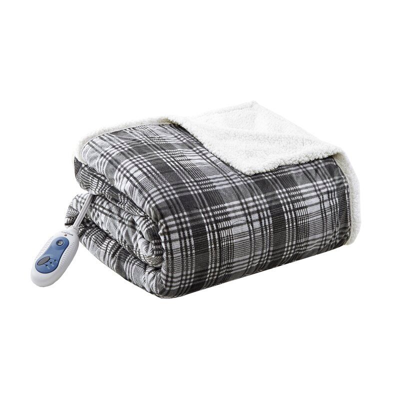 Tasha Mink to Berber Heated Throw thumbnail 5