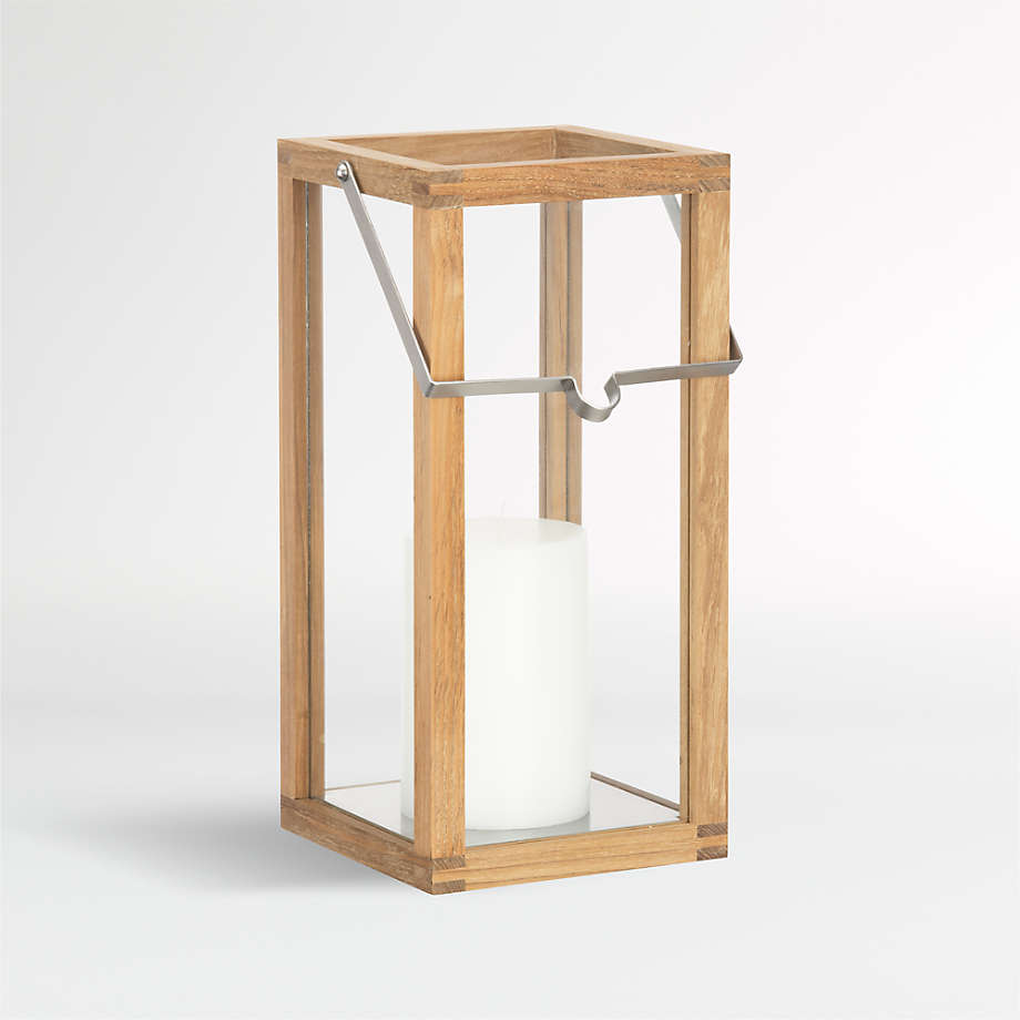 Crosby Natural Teak Lantern 15 thumbnail 3