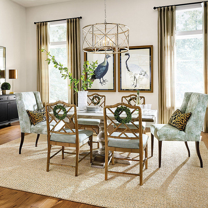 Bamboo 6 Light Chandelier thumbnail 3