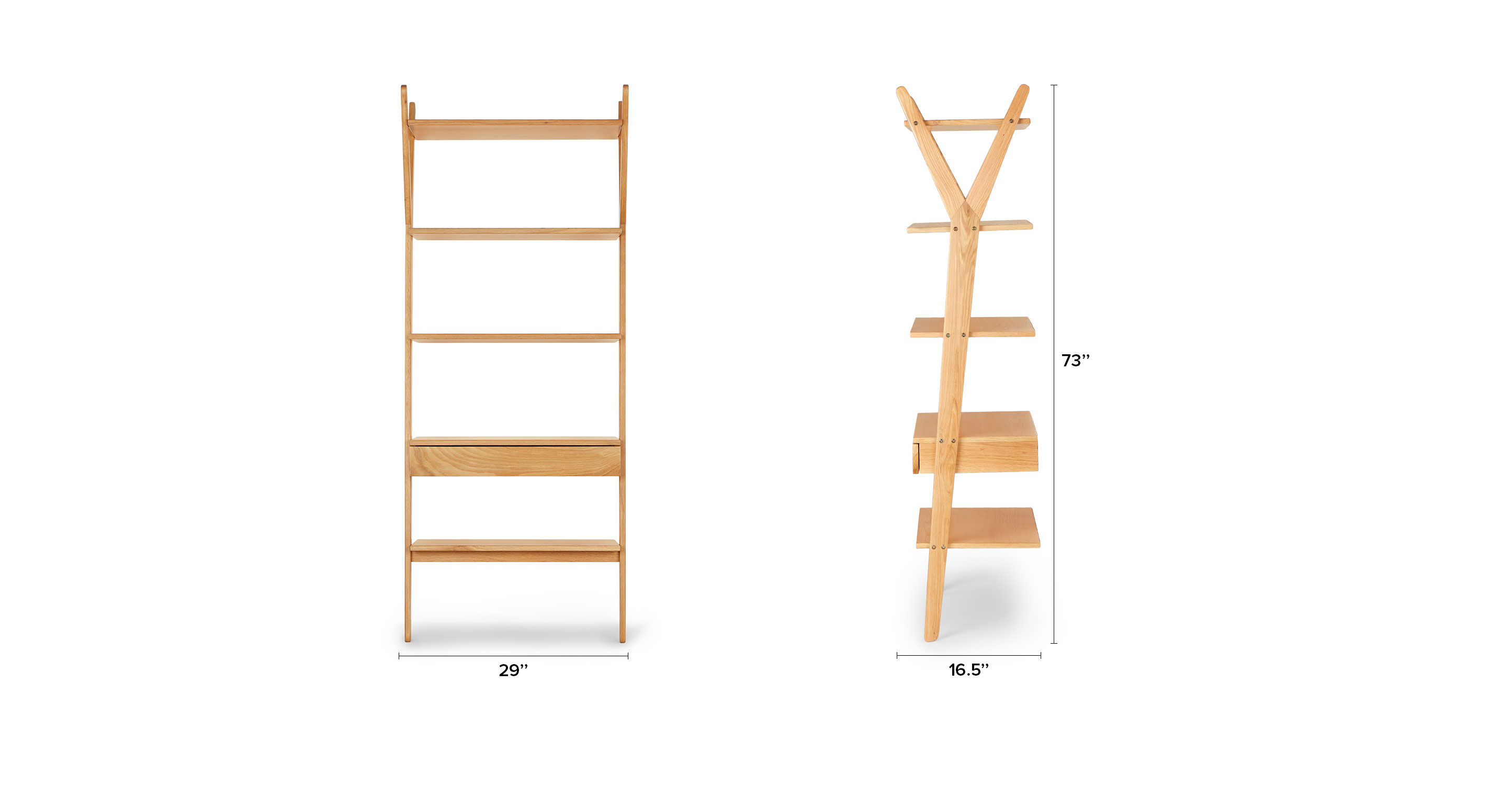 Lignum Oak Shelving Unit thumbnail 12