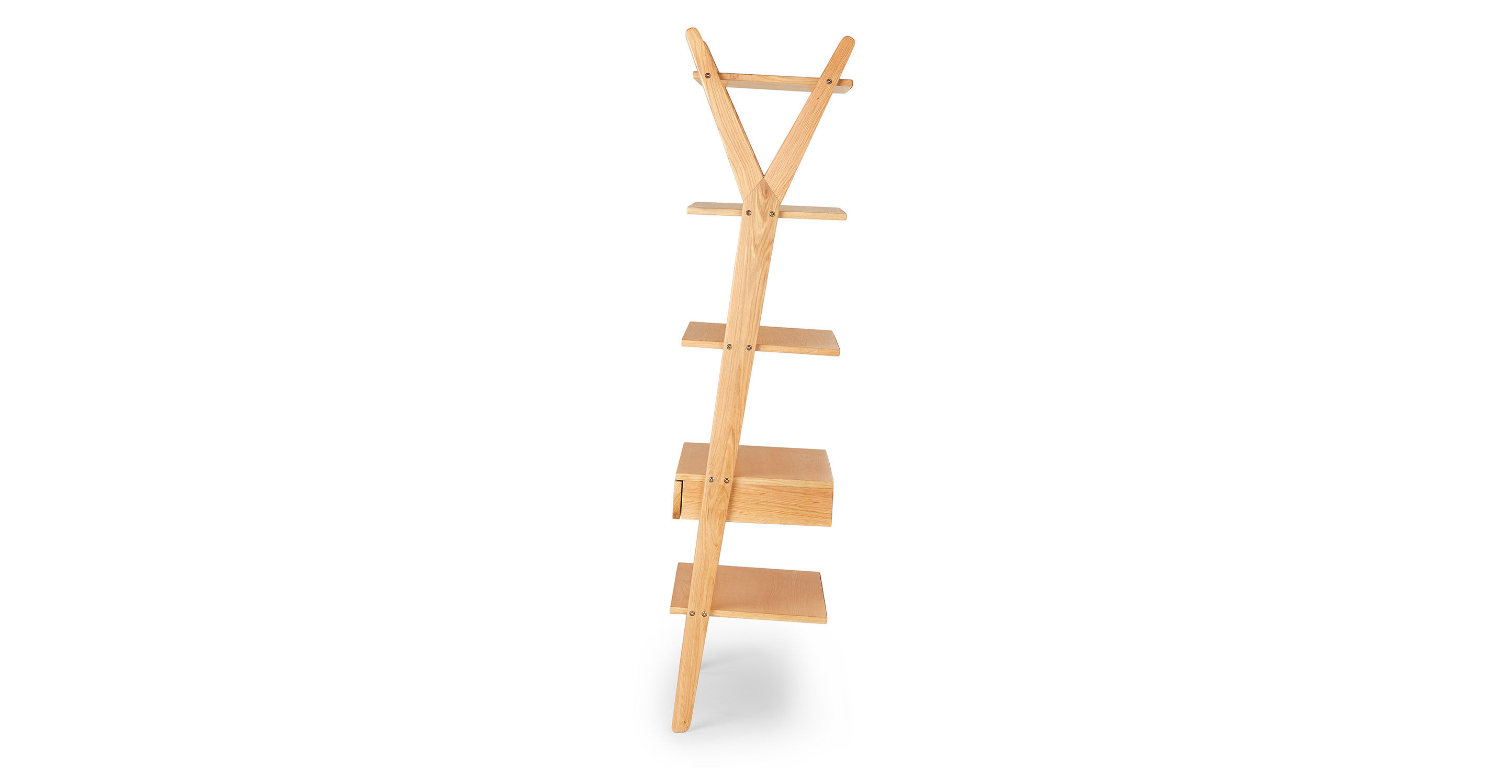 Lignum Oak Shelving Unit thumbnail 3