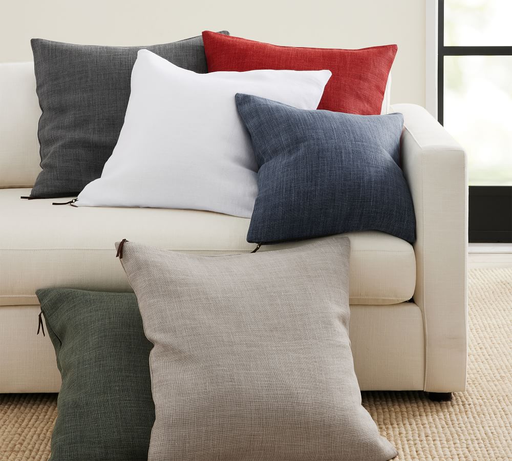 Belgian Linen Pillow Covers Made With Libeco Without Insert thumbnail 2