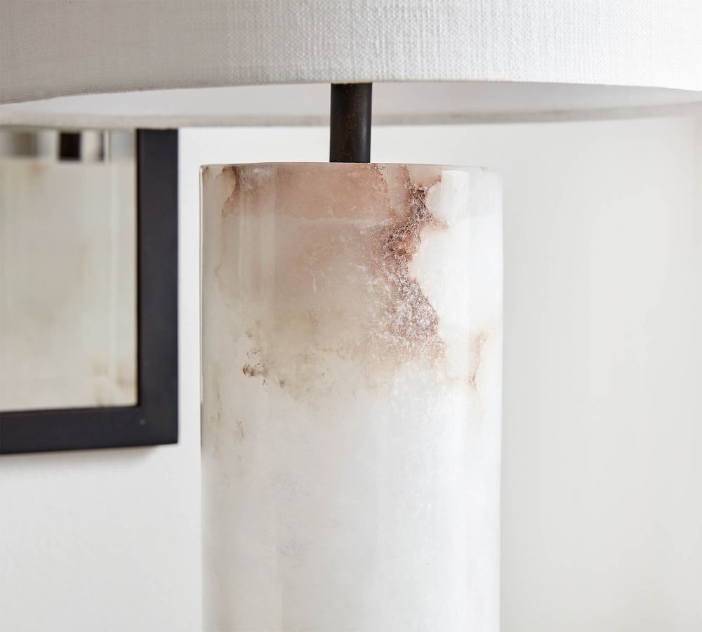 Windham Alabaster USB Table Lamp thumbnail 5