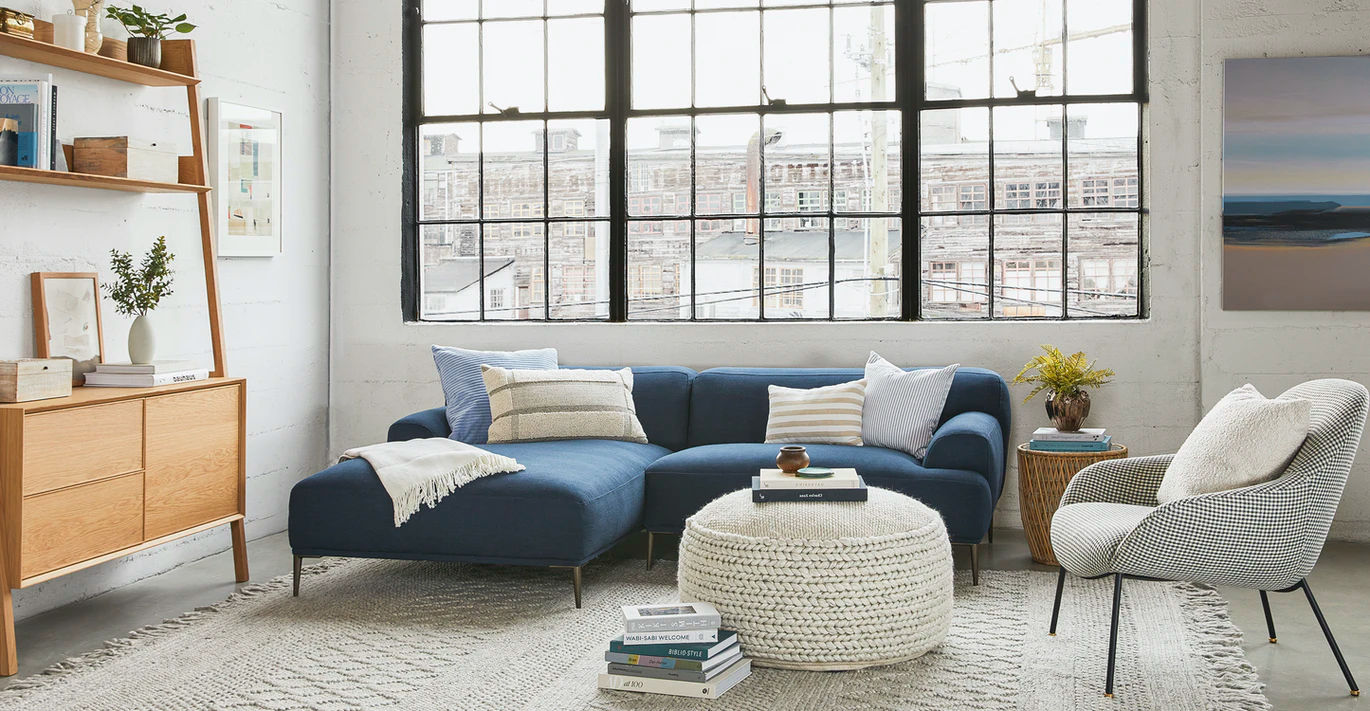 Abisko Aurora Blue Left Sectional thumbnail 2