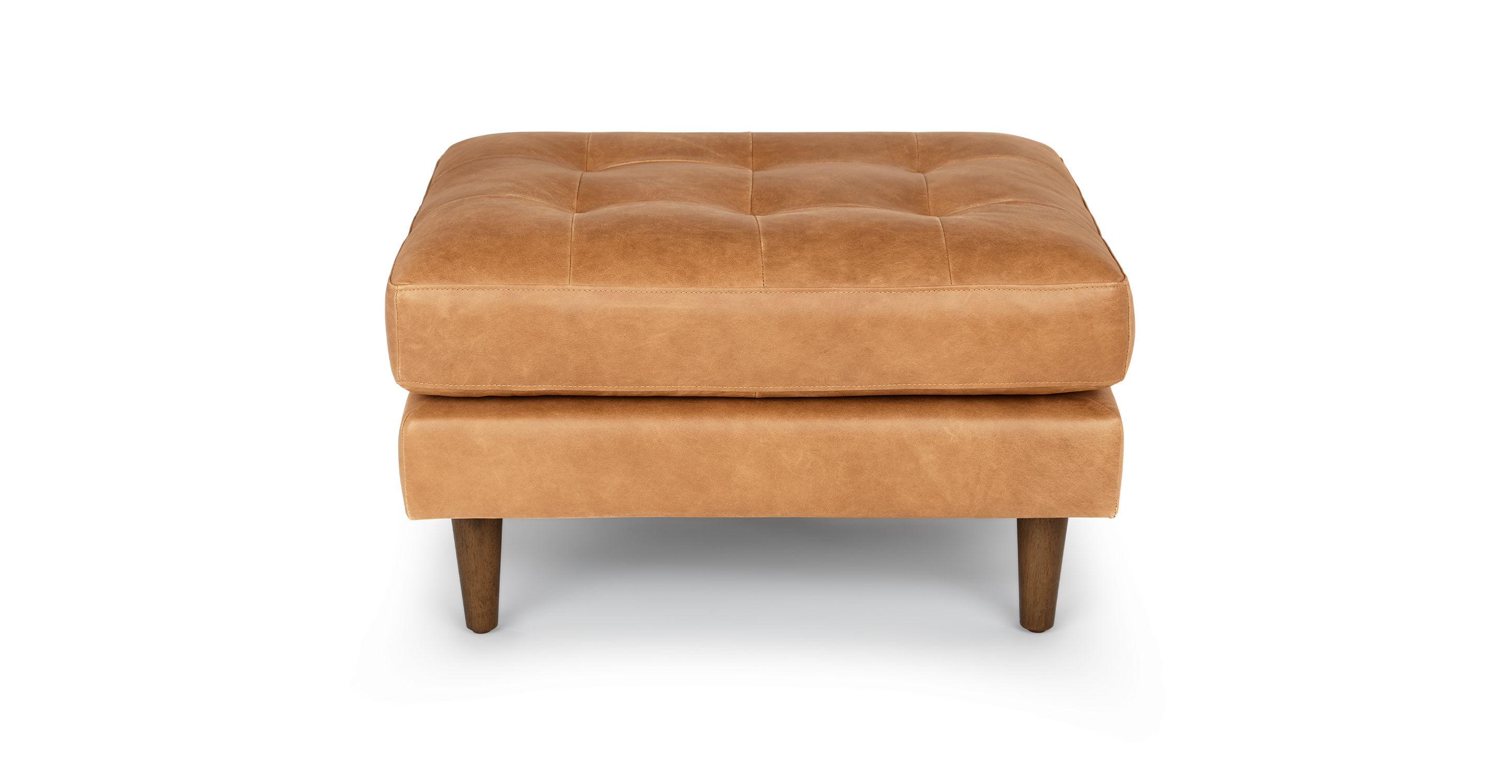 Sven Charme Tan Ottoman thumbnail 3