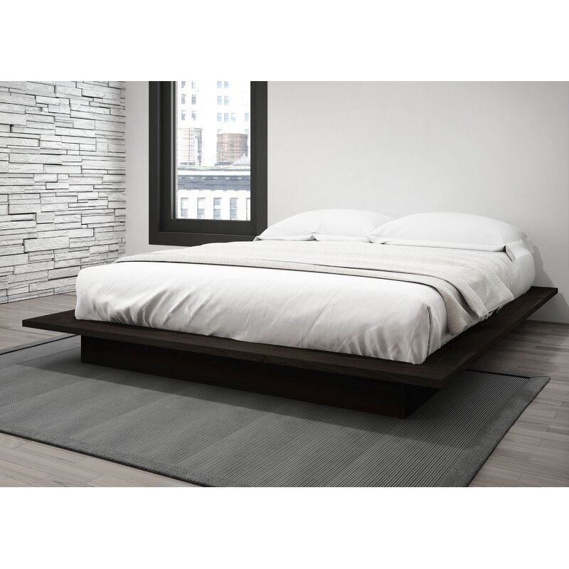Galnares Queen Platform Bed Espresso thumbnail 2