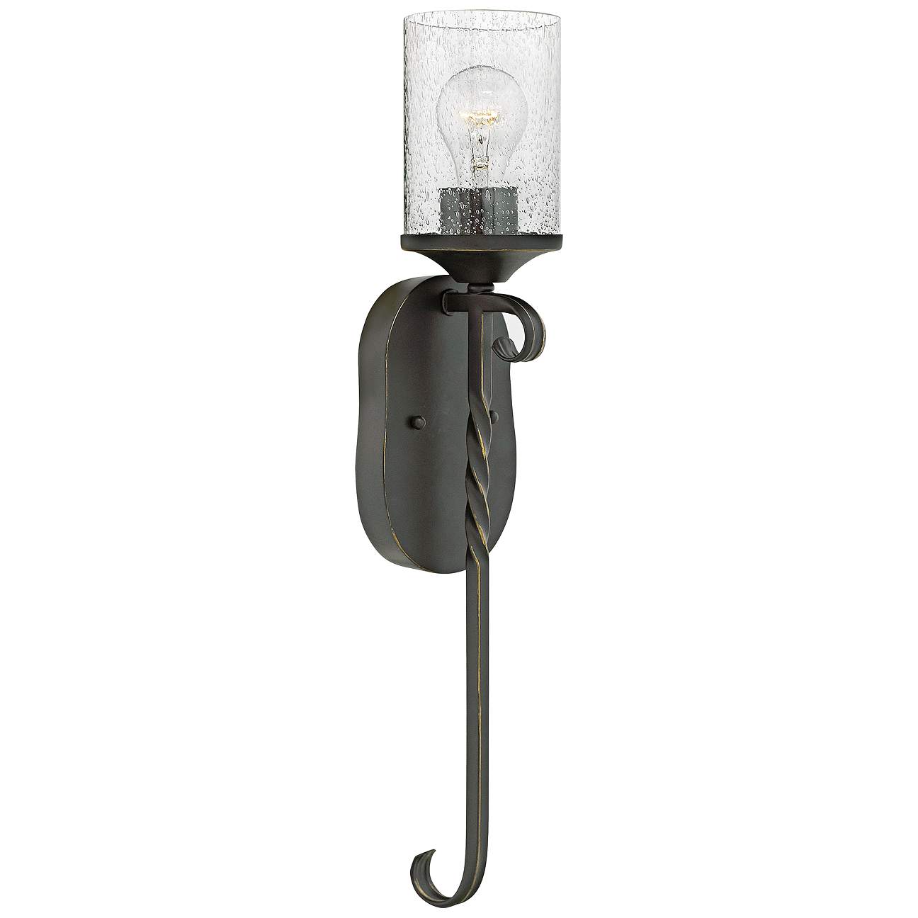 Hinkley Casa High Olde Black Wall Sconce thumbnail 2