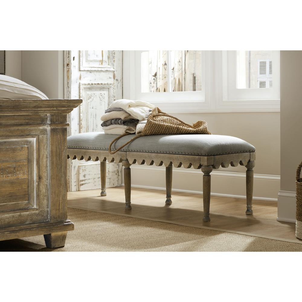 Sara French Country Bedroom Bench thumbnail 3