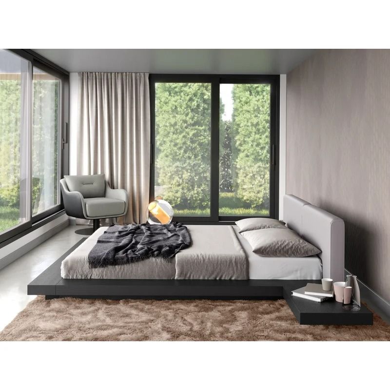 Ines Upholstered Bed thumbnail 2