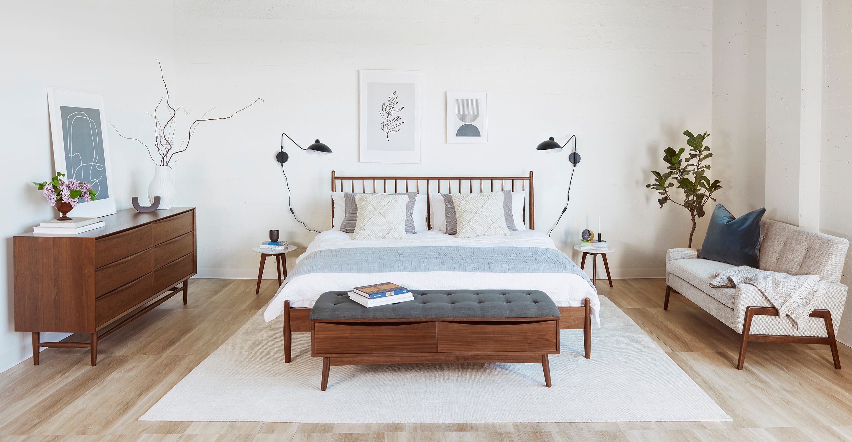 Suto Powder White Rug thumbnail 3