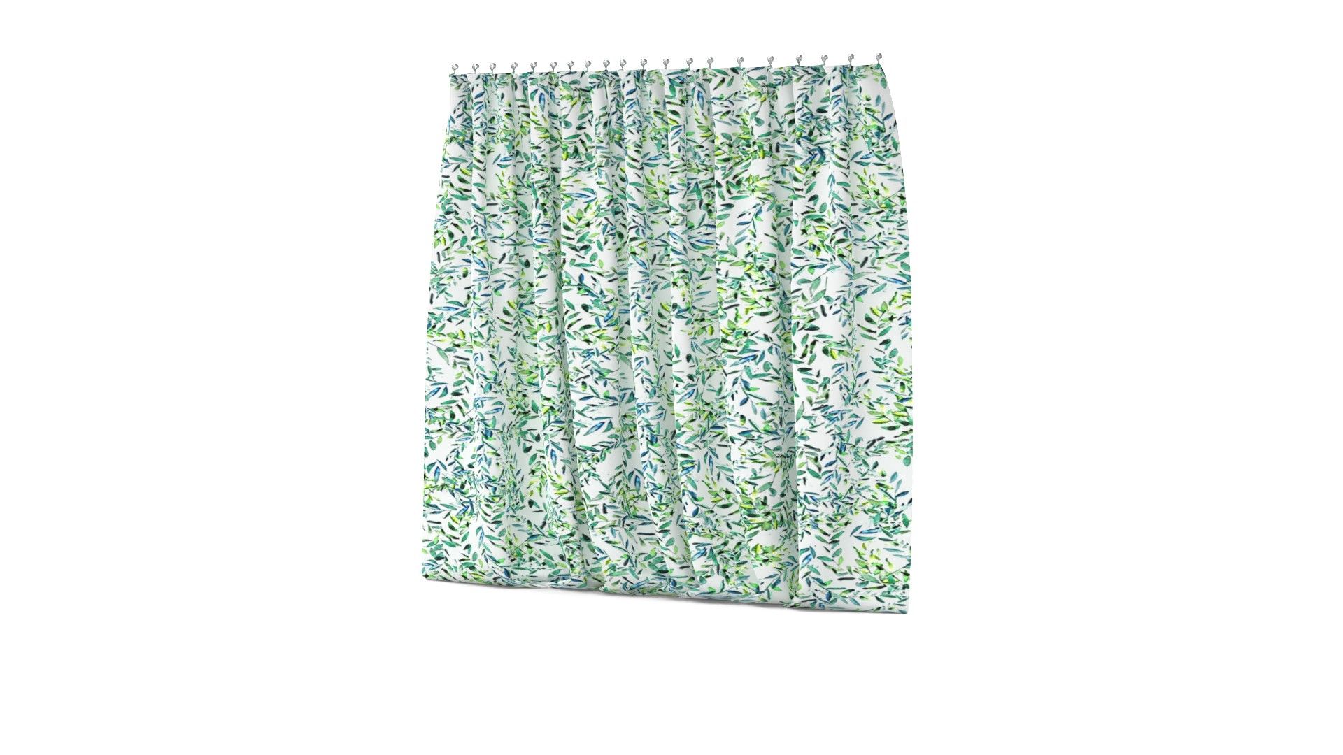 Watercolor Freshness Shower Curtain 74" thumbnail 2