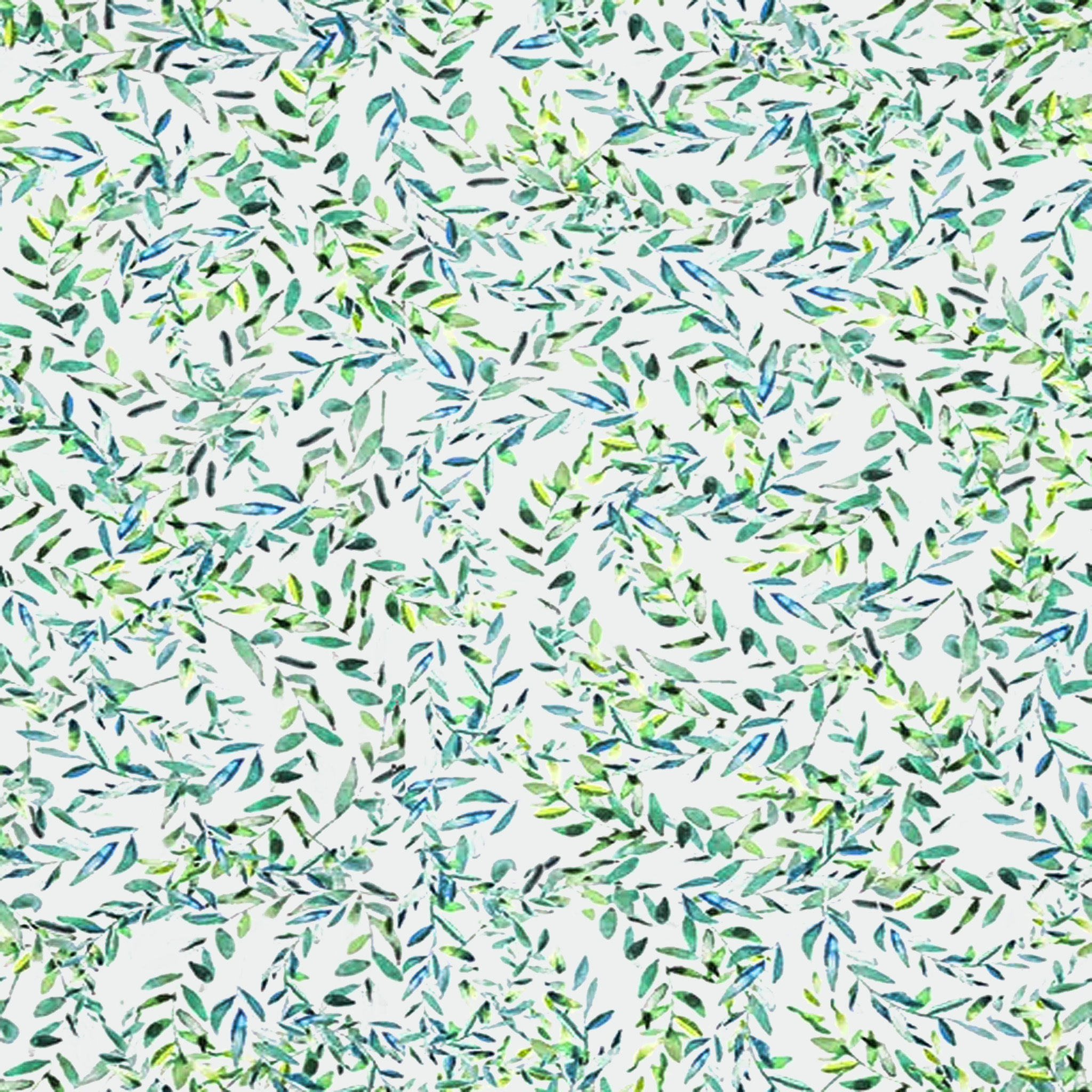 Watercolor Freshness Shower Curtain 74" thumbnail 3