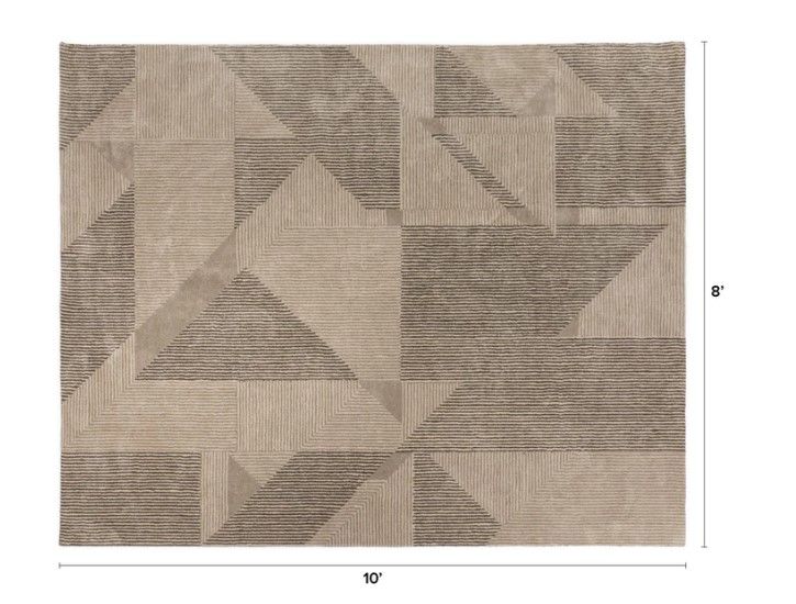 Oken Tectonic Gray Rug 8' x 10' thumbnail 6