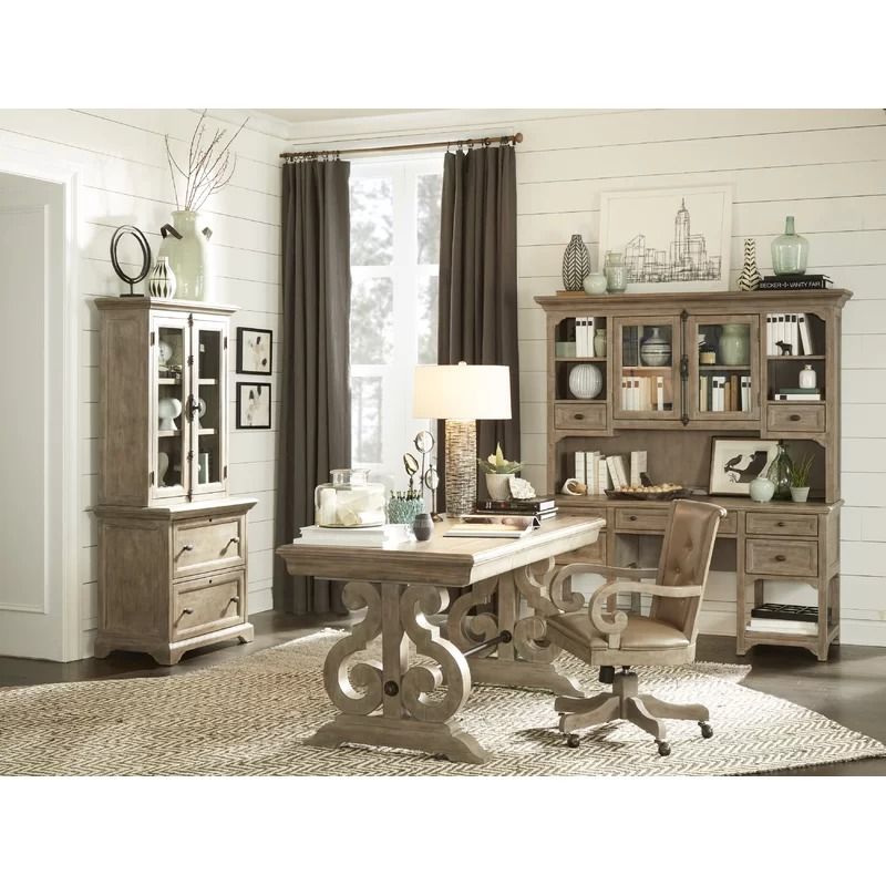 Bethel Solid Wood Writing Desk thumbnail 2