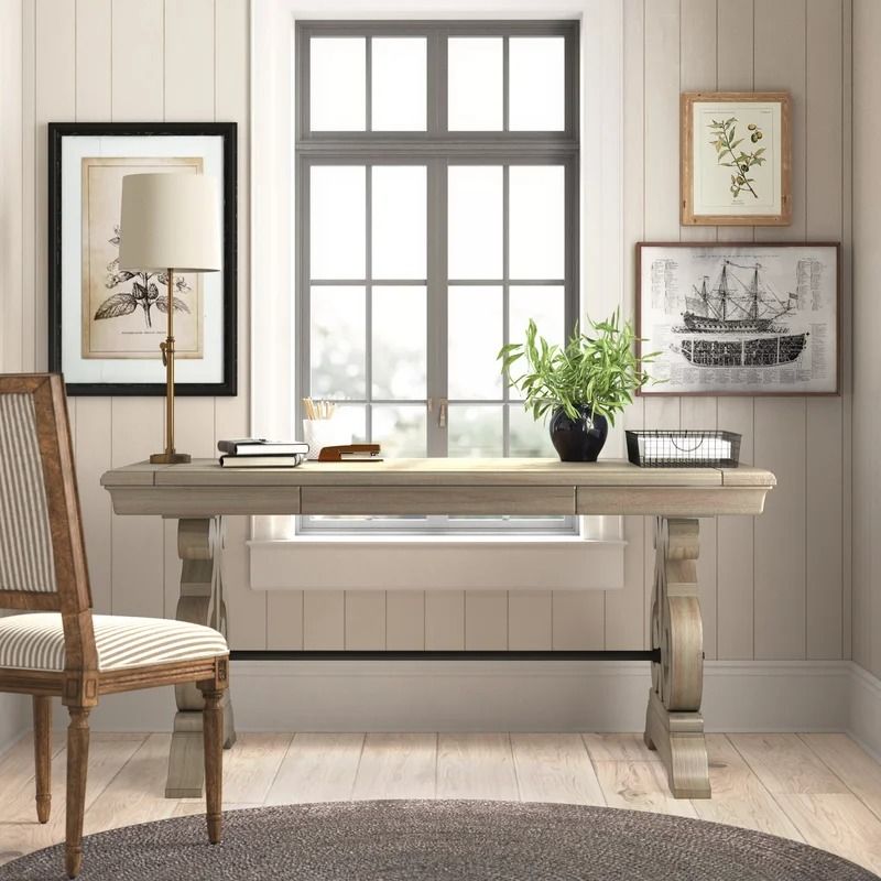 Bethel Solid Wood Writing Desk thumbnail 4