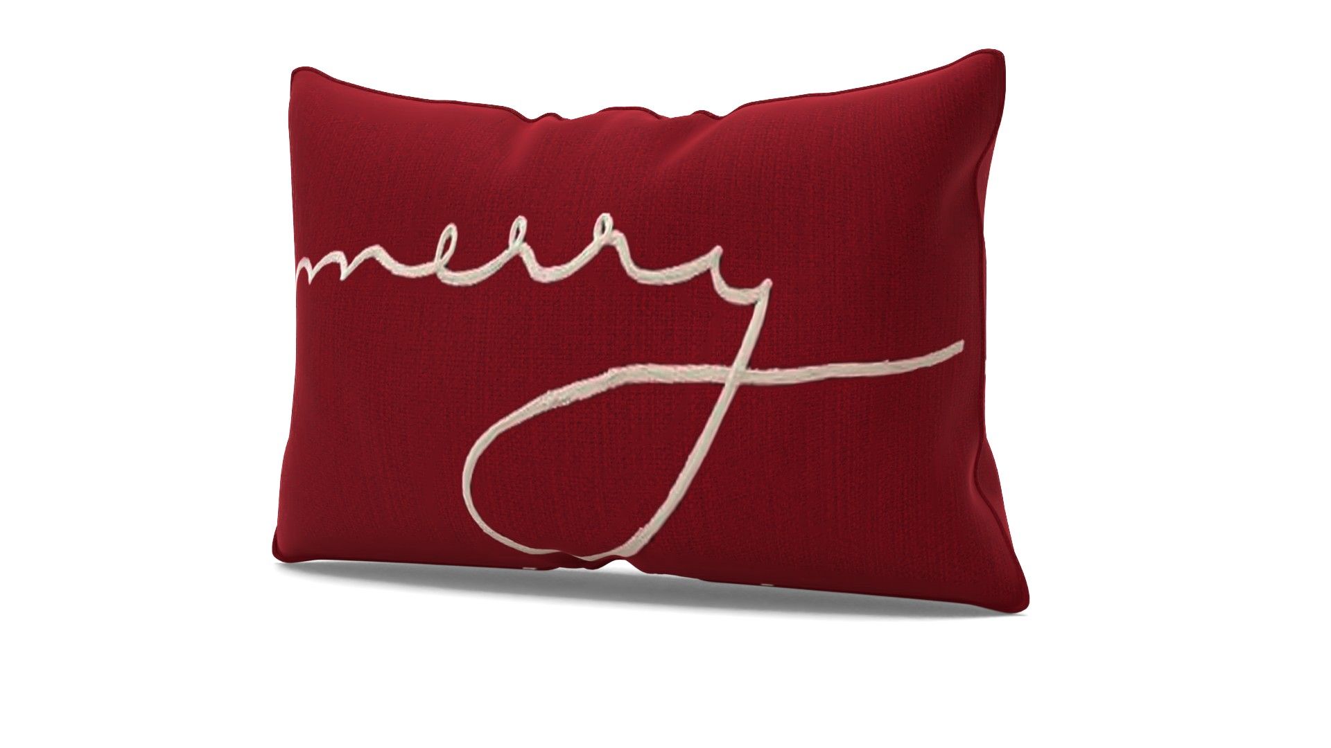 Merry Lumbar Pillow Cover No insert thumbnail 3