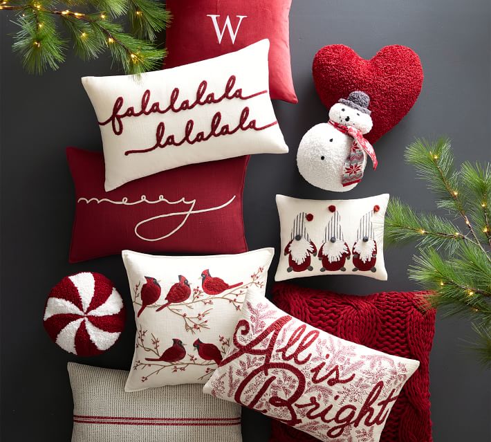 Merry Lumbar Pillow Cover No insert thumbnail 4