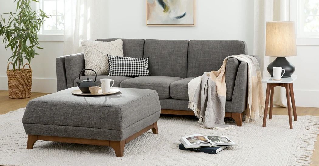 Ceni Pyrite Gray Sofa thumbnail 2
