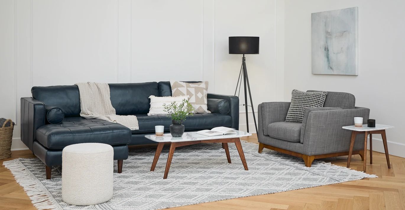 Ceni Pyrite Gray Armchair thumbnail 2