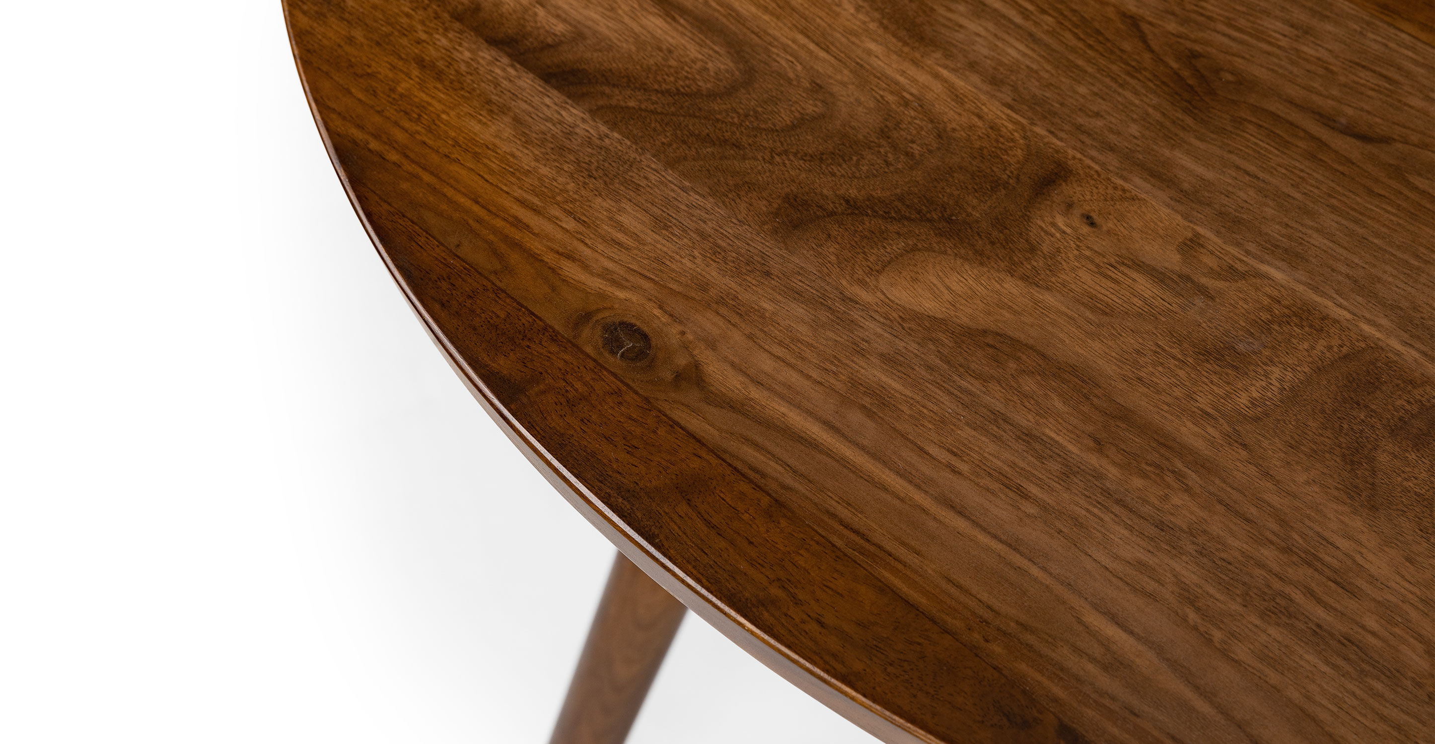 Seno Walnut 36" Round Dining Table thumbnail 4