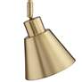 Marybel Antique Brass Downlight Plug-In Swing Arm Wall Lamp thumbnail 2