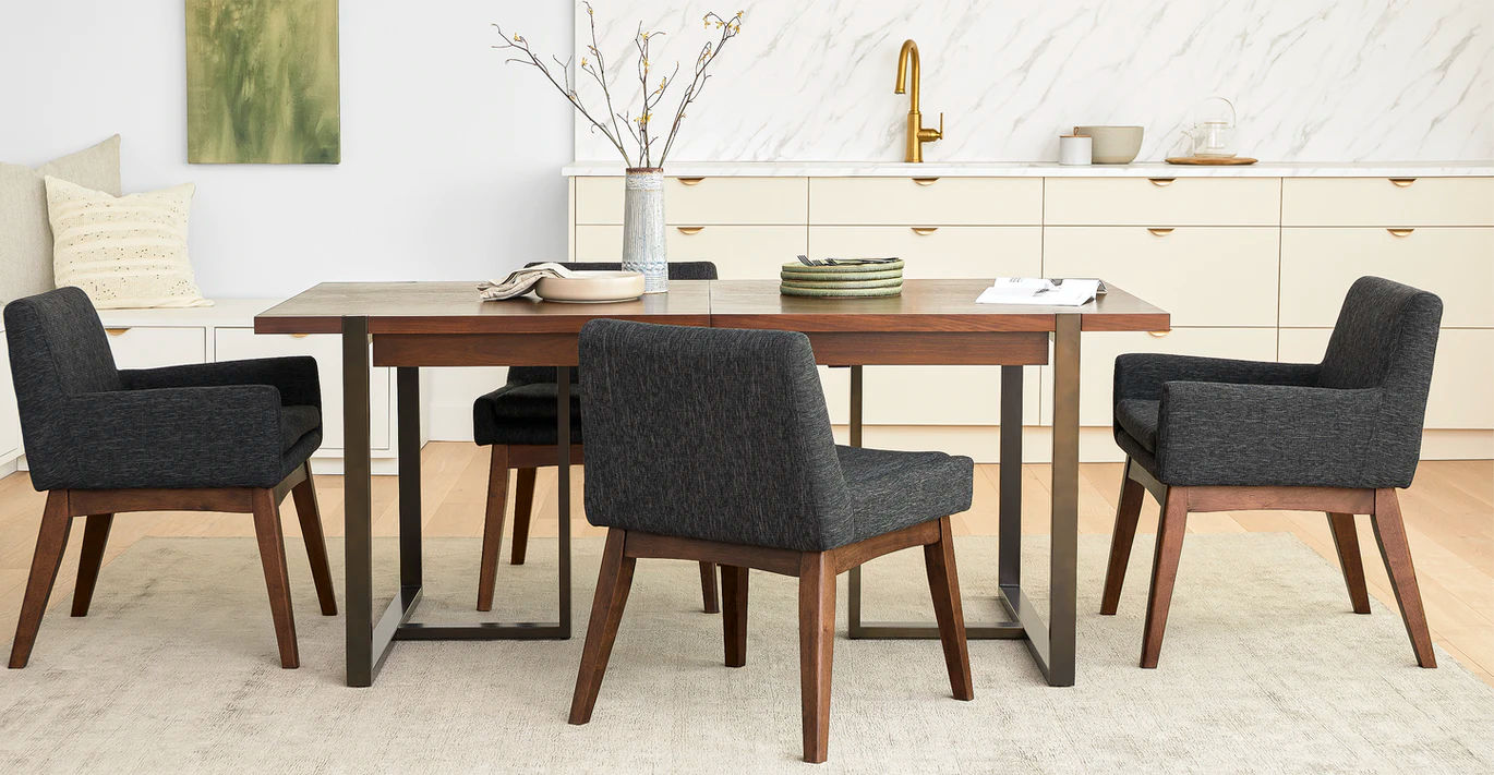 Chanel Licorice Dining Chair Set Of 2 thumbnail 2