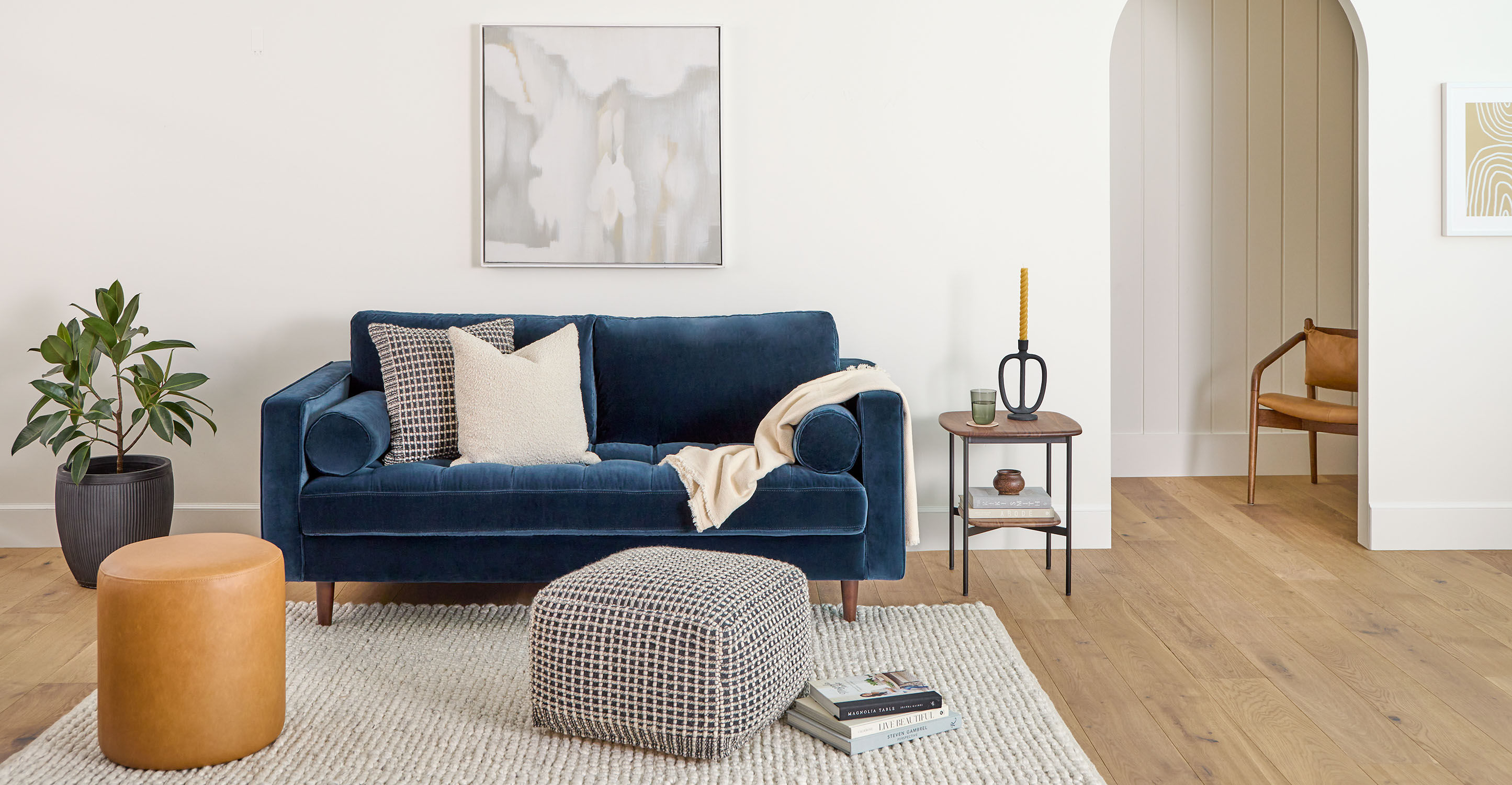 Sven Cascadia Blue Sofa thumbnail 2
