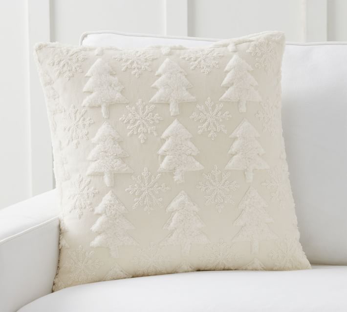 Sherpa Tree Pillow Cover NO insert thumbnail 2