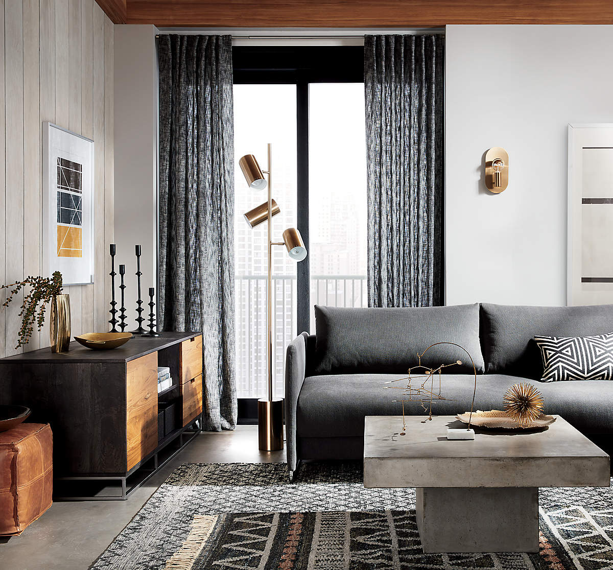 Tandom Dark Grey Sleeper Sofa thumbnail 2
