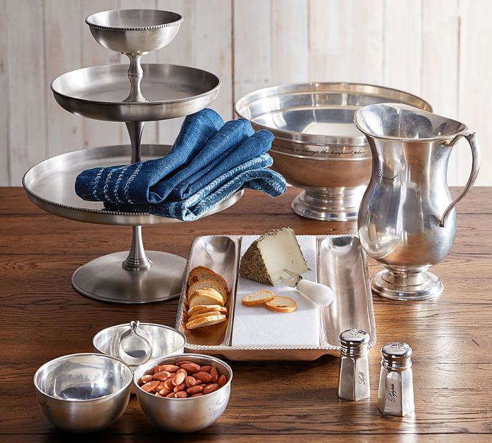 Antique Silver 3 Tier Stand thumbnail 8