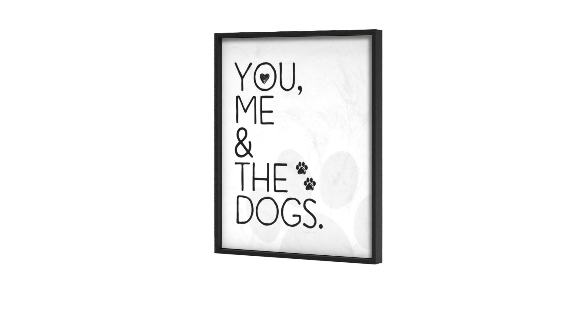 You Me And The Dogs Graphic Art on Canvas with Frame thumbnail 3